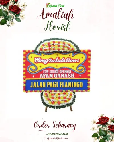 Bunga Papan Congratulation di Wonokertokulon